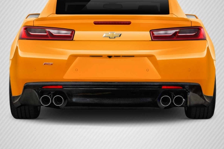 Duraflex 2016-2018 Chevrolet Camaro Carbon Creations DriTech ZL1 Look Rear Diffuser – 1 Piece