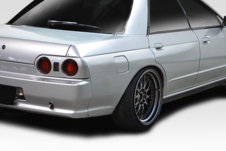 Duraflex 1989-1994 Nissan Skyline 4DR R32 X Factor Rear Fender Flares – 4 Piece