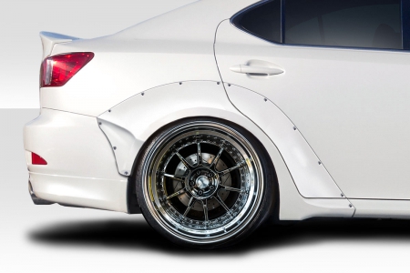 Duraflex 2006-2013 Lexus IS Series IS250 IS350 MSR 40mm Rear Fender Flares – 4 Piece