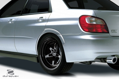 Duraflex 2002-2007 Subaru Impreza WRX STI 4DR STI Look Rear Fender Flares – 4 Piece