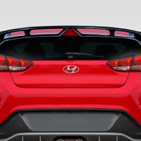 Duraflex 2019-2020 Hyundai Veloster Carbon Creations N Look Rear Wing Spoiler – 1 Piece