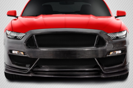 Duraflex 2015-2017 Ford Mustang Carbon Creations GT350 Look Front Bumper – 1 Piece