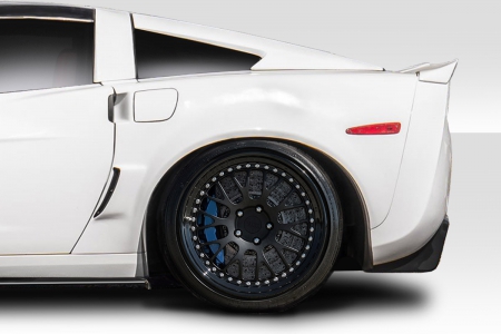 Duraflex 2005-2013 Chevrolet Corvette C6 ZR2 Rear Fenders – 2 Piece