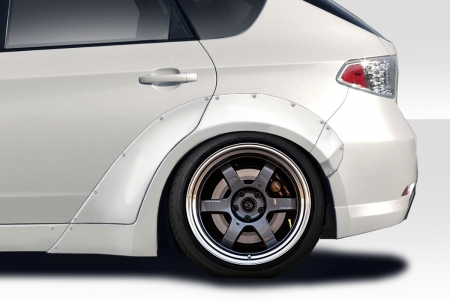 Duraflex 2008-2011 Subaru Impreza 2008-2010 Impreza WRX 4DR 5DR MSR Rear Fender Flares – 6 Piece