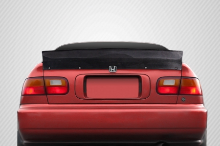 Duraflex 1992-1995 Honda Civic 2DR Carbon Creations RBS Spoiler Wing – 1 Piece