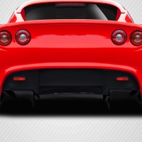 Duraflex 2005-2010 Lotus Elise Carbon Creations Super Fin Rear Diffuser – 1 Piece