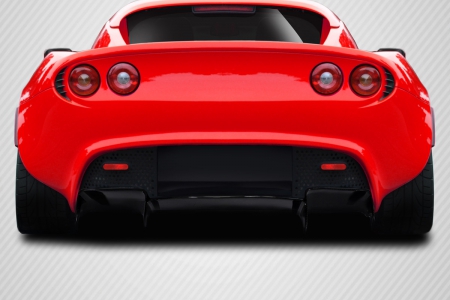 Duraflex 2005-2010 Lotus Elise Carbon Creations Super Fin Rear Diffuser – 1 Piece