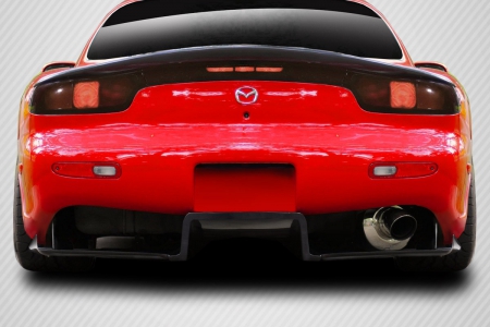 Duraflex 1993-1997 Mazda RX-7 Carbon Creations RE-GT Rear Diffuser – 3 Piece