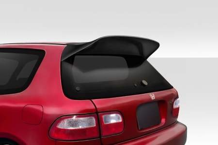 Duraflex 1992-1995 Honda Civic HB Demon Rear Roof Wing Spoiler- 1 Piece