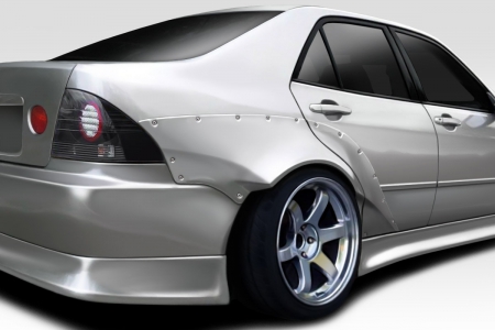 Duraflex 2000-2005 Lexus IS Series IS300 RBS V2 Rear Fender Flares – 4 Piece