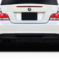 Duraflex 2008-2013 BMW 1 Series E82 E88 R1 Rear Diffuser – 1 Piece (single exhaust)