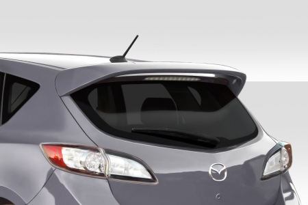 Duraflex 2010-2013 Mazda 3 Turbo Look Rear Roof Wing Spoiler- 1 Piece