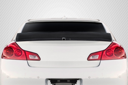 Duraflex 2008-2015 Infiniti G Sedan G37 Q40 Carbon Creations LBW Rear Wing Trunk Lid Spoiler – 1 Piece