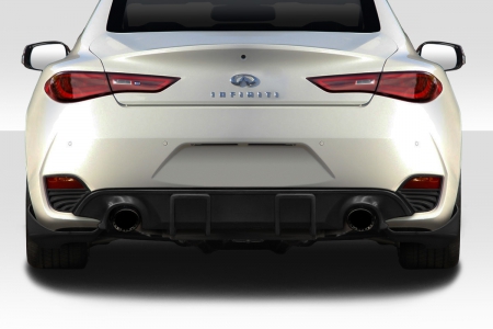 Duraflex 2017-2020 Infiniti Q60 J Spec Rear Diffuser – 3 Piece