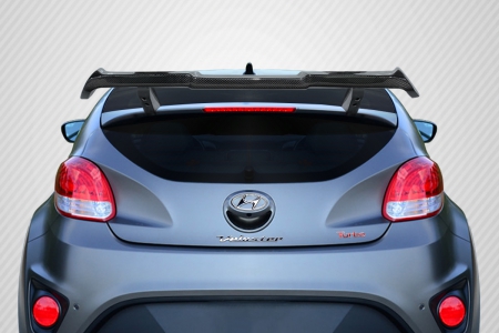 Duraflex 2012-2017 Hyundai Veloster Turbo Carbon Creations MR Wing Spoiler – 3 Piece