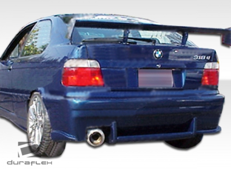 Duraflex 1992-1998 BMW 3 Series E36 HB Type H Rear Bumper Cover – 1 Piece (S)