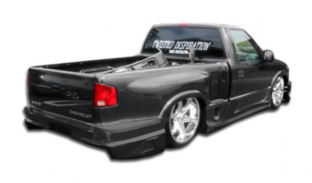 Duraflex 1994-2004 Chevrolet S-10 Sonoma Step Side Drifter Rear Bumper Cover – 1 Piece