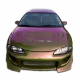 Duraflex 1995-1996 Mitsubishi Eclipse Eagle Talon Bomber Front Bumper Cover – 1 Piece