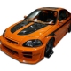 Duraflex 1999-2000 Honda Civic 2DR R34 Body Kit – 4 Piece