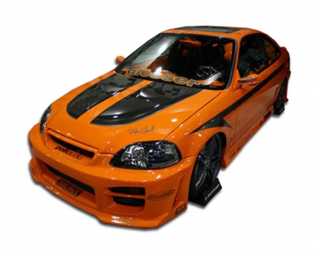 Duraflex 1999-2000 Honda Civic HB R34 Body Kit – 4 Piece