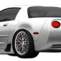 Duraflex 1997-2004 Chevrolet Corvette C5 2dr ZR Edition Rear Fenders – 2 Piece