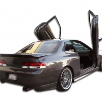 Duraflex 1997-2001 Honda Prelude Type M Rear Add Ons Spat Bumper Extensions – 2 Piece