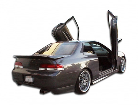 Duraflex 1997-2001 Honda Prelude Type M Rear Add Ons Spat Bumper Extensions – 2 Piece