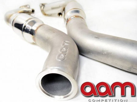 AAM Competition Q50 3.0t Cast Full Downpipes – Resonated