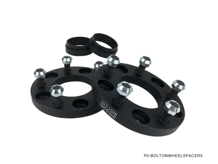 P2M 25MM WHEEL SPACERS : 5X114 PCD / M12X1.50 STUD / 60.1 BORE