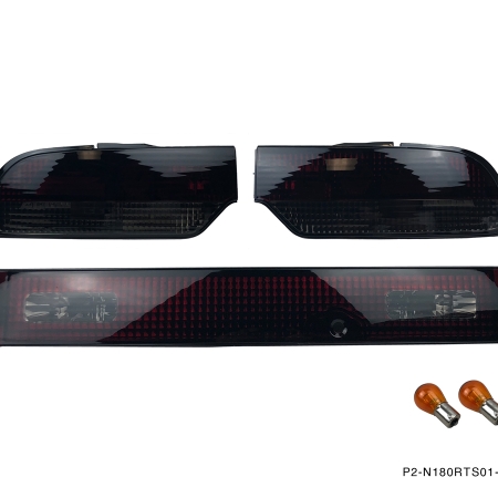 P2M NISSAN 180SX / 240SX 3PCS REAR TAIL LIGHT KIT [SMOKED]