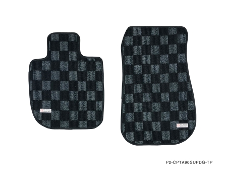 P2M TOYOTA SUPRA (A90) 2019+ RACE FLOOR MATS : DARK GREY