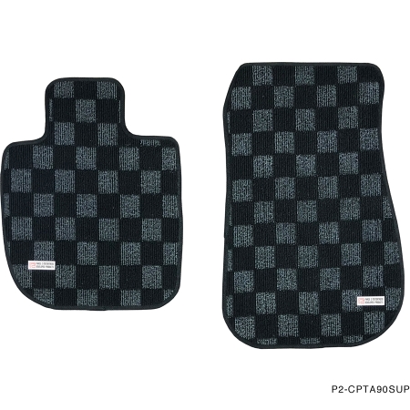 P2M TOYOTA SUPRA (A90) 2019+ RACE FLOOR MATS : DARK GREY