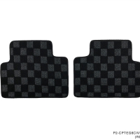 P2M HONDA CIVIC EG6 (3DR HATCH) REAR RACE FLOOR MATS : DARK GREY