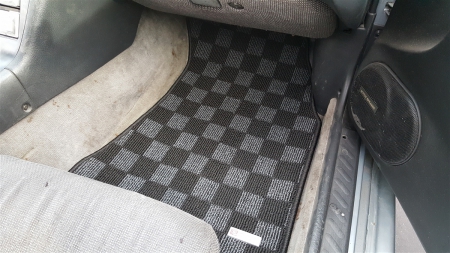 P2M NISSAN S13 1989-94 240SX RACE FLOOR MATS : DARK GREY