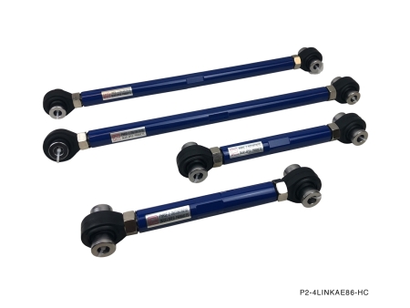 P2M TOYOTA COROLLA AE86 REAR 4 LINK SET