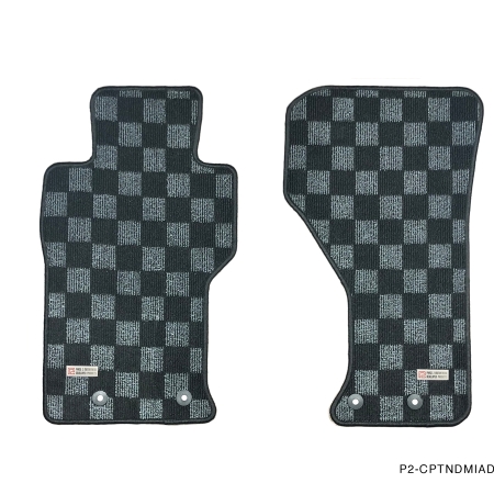 P2M MAZDA ND MIATA 2016+ / FIAT 124 RACE FLOOR MATS : DARK GREY