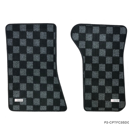 P2M MAZDA FC3S 1986-90 RX-7 RACE FLOOR MATS : DARK GREY