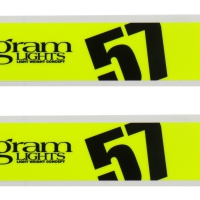 Gramlights 57DR/57CR Spoke Sticker Luminous Yellow – PAIR