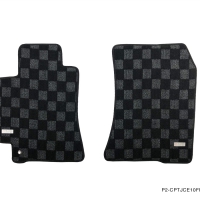 P2M FRONT + REAR RACE FLOOR MATS : DARK GREY – LEXUS IS300 1998-04