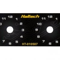 Haltech Dual Switch Panel w/Yellow Knob