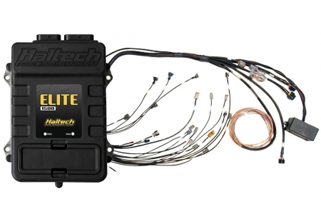 Haltech Mitsubishi 4G63 Elite 1500 Terminated Harness ECU Kit w/2G CAS/Square EV1 Inj Connectors