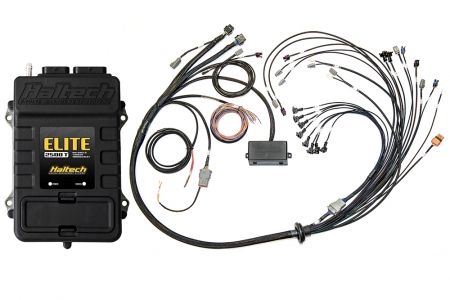 Haltech Ford Coyote 5.0 Elite 2500 T Terminated Harness ECU Kit w/EV1 Inj Connect/Late Cam Solenoid