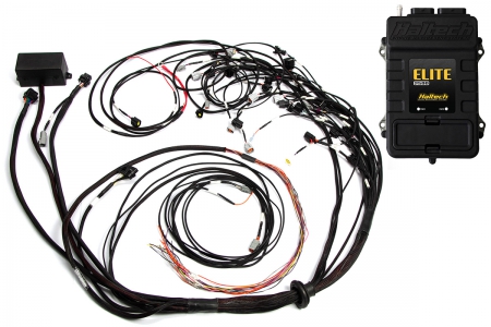 Haltech Ford Falcon BA/BF Barra 4.0 Elite 2500 Terminated Harness ECU Kit w/OE EV1 Inj Connectors