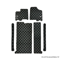 P2M TOYOTA SIENNA 2011-20 (XL30) RACE FLOOR MATS : DARK GREY (8 SEATER MODEL)