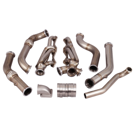 CX Racing Manifold Header Kit for Small Block SBC Engine 67-69 Chevrolet Camaro