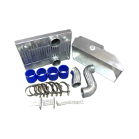 CX Racing IC Piping Air Shroud Kit for 92-02 RX7 FD Stock Twin Turbo