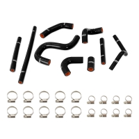 Mishimoto 96-02 Toyota 4Runner 3.4L (w/ Rear Heater) Silicone Heater Hose Kit – Black