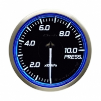 DEFI Racer Pressure Gauge N2 52mm 0-1000 kPa (US) Blue