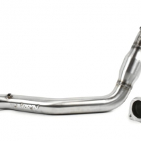 Perrin 02-14 Subaru WRX / 04-21 STI (EJ) 304SS 3in. Down Pipe w/Cat (Slip Fit Rear/Divorced WG)