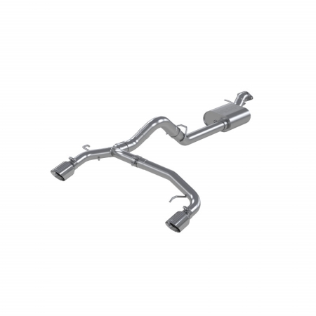 MBRP 2021-Up – Ford Bronco 2.3L/ 2.7L 3″ Dual Split Rear Cat-Back – Aluminized Steel